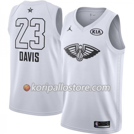 New Orleans Pelicans Anthony Davis 23 2018 All Star Jordan Brand Valkoinen Miesten Pelipaidat Swingman 